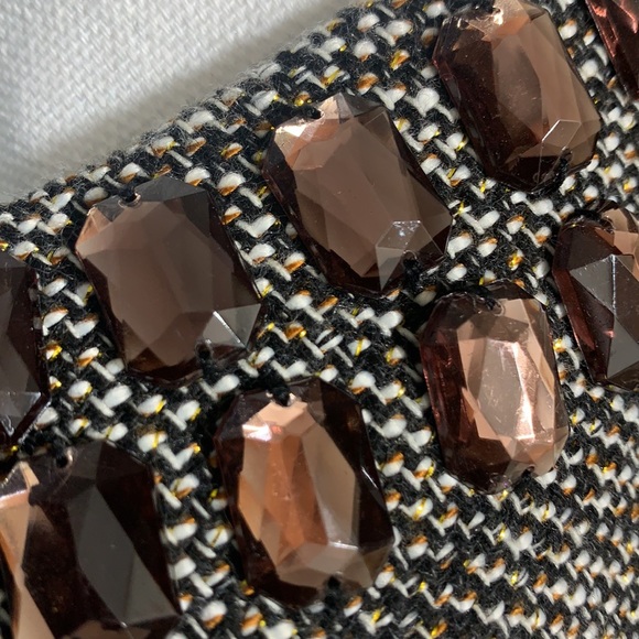 Jacket blazer tweed beaded NWT - Picture 7 of 11